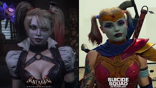 Batman Arkham Knight Vs Suicide Squad Kill The Justice League Harley Quinn Comparison