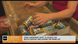 Some Mass. lawmakers want to double bottle deposit, expand drink list