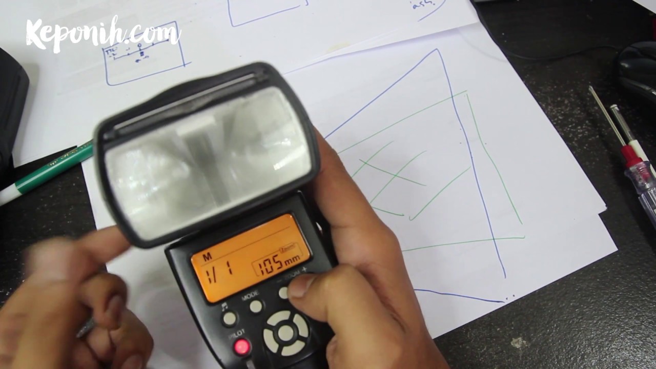 Cara pakai dan Setting Flash External - Belajar Fotografi (Re-Upload Audio Fix)