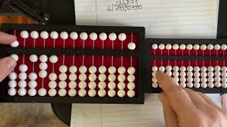 Dividing to get decimal instead of remainder with Cranmer abacus