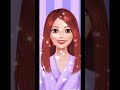 A girl chang the look