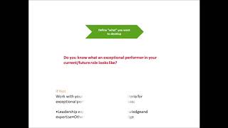 Personal development plan -