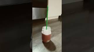 #392 of My Beyond 30-Day Smoothie Challenge raspberry 🥭 almond milk vegan vanilla protein powder