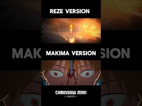 IRIS OUT Reze Version Vs Makima Version Music Video Shorts Chainsawman