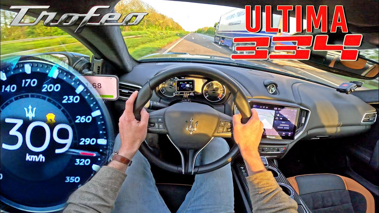 Maserati Ghibli Ultima 334 // FASTEST SEDAN EVER made on AUTOBAHN