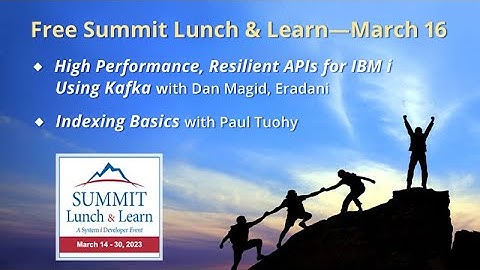 System i Developer + Eradani - High Performance, Resilient APIs for IBM i and Indexing Basics