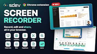 Screen Recorder Chrome Extension: Record Screen with Camera and Edit in Your Browser screenshot 3