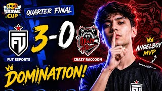 FUT ESPORTS DESTROY CRAZY RACCOON 😱 | Brawl Cup Quarter Finals