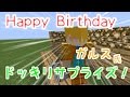[マイクラ]ガルスさんに誕生日ドッキリサプライズしてみた！