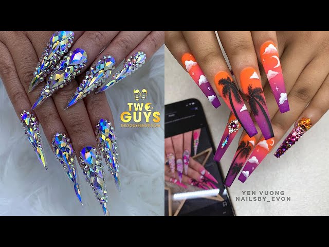 23 Awesome Acrylic Nail Designs ✨ The Best Acrylic Nail Art Designs Compilation