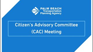 Citizens Advisory Committee Meeting - July 10, 2024