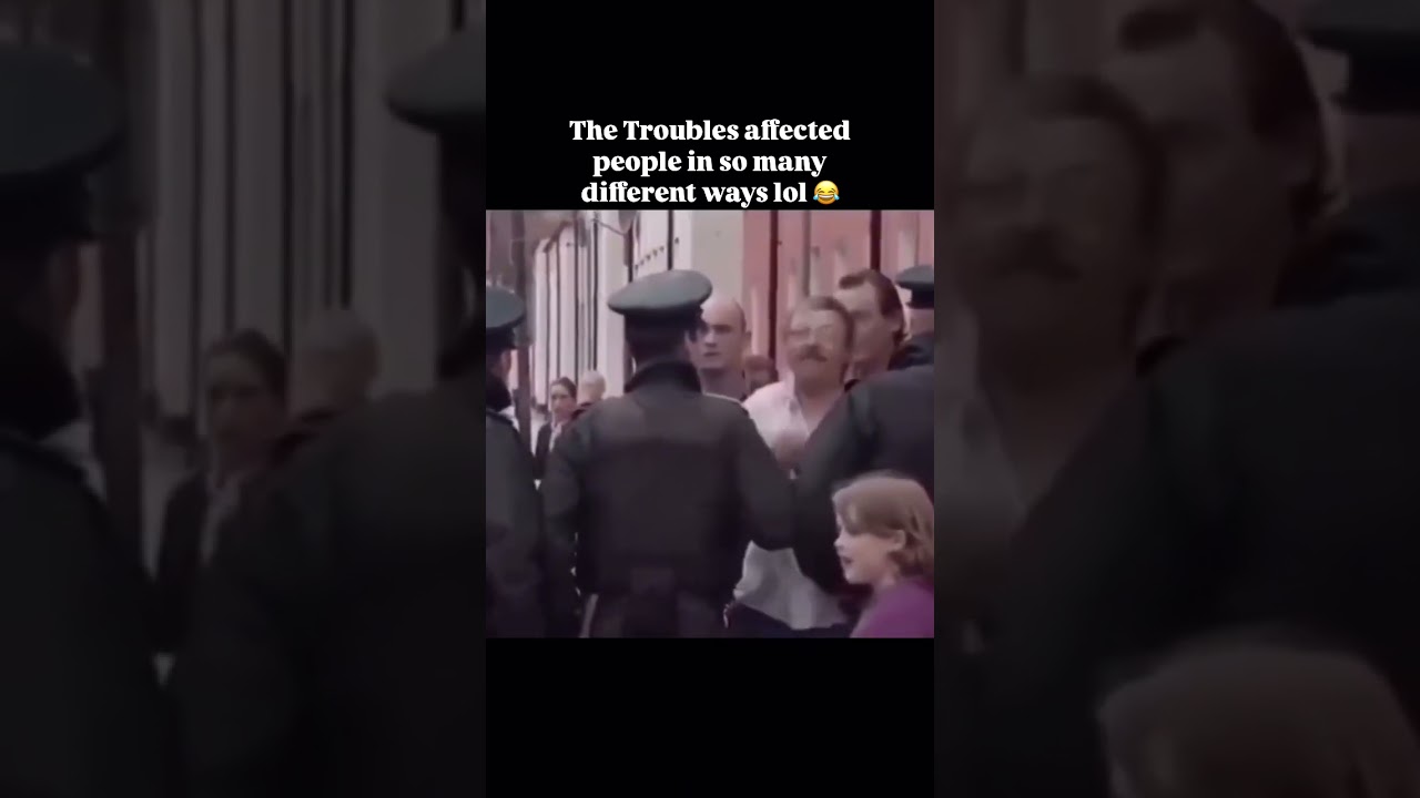 Belfast man just wants his dinner. 1990s