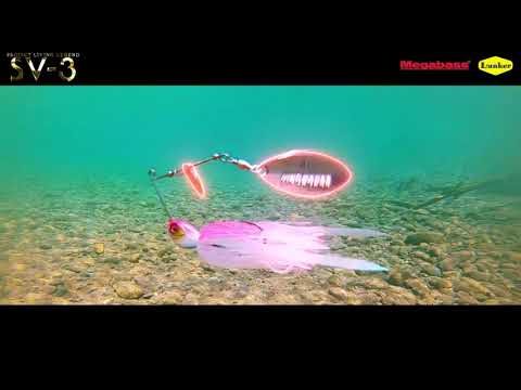 MEGABASS 33년째의 핵심적인 스펙을 갖춰 탄생했다! 신형 스피너베이트 SV 3 수중 액션 영상