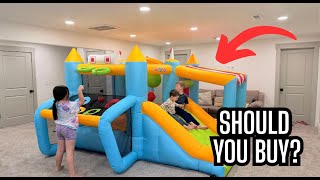 review-Whubefy Bounce House, Obstacle Course for Kids