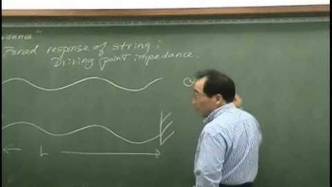 [Lecture 4-1: Forced response of string] Introduction to Acoustics by Prof. Yang-Hann Kim