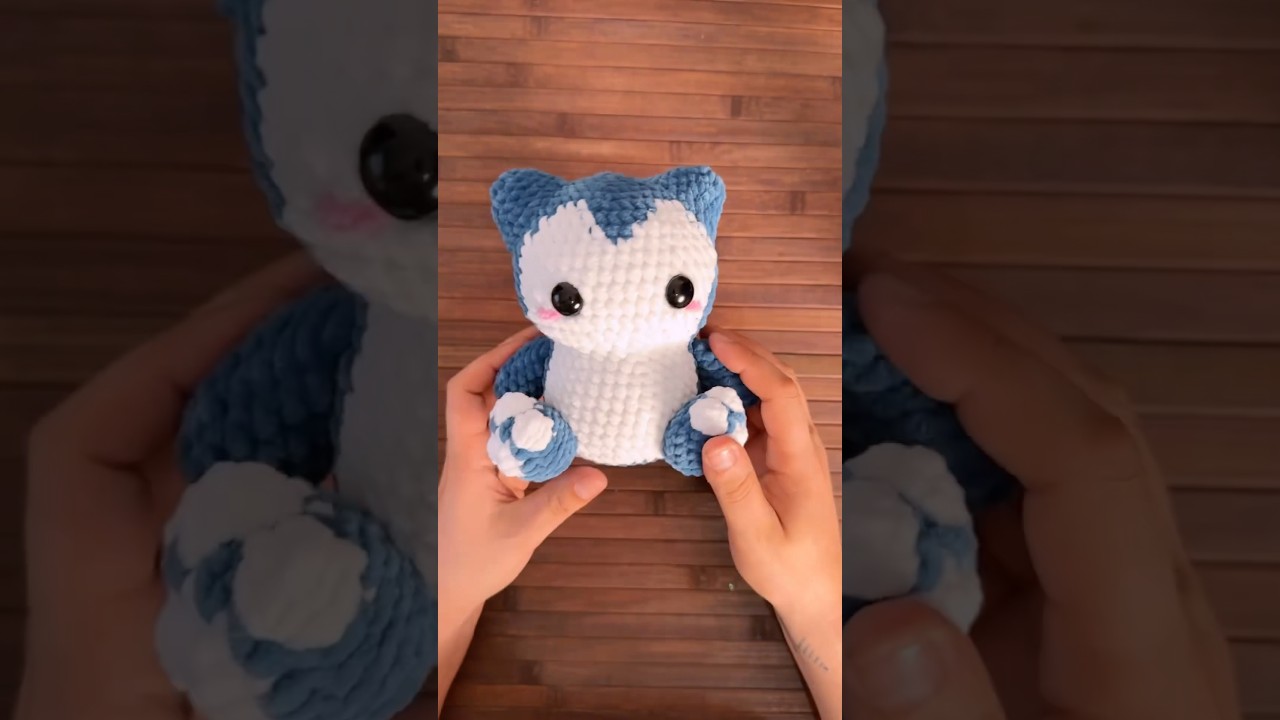 How adorable is this cutie FREE Snorlax pattern from @crochetedbyel ❤️😍✨🥰 