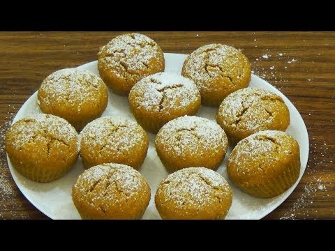 Видео рецепт Кексы из тыквы и апельсина