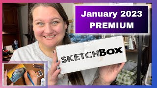 Sketchbox Art Subscription Unboxing Review Cupixel Demo January 2023 Premium Box