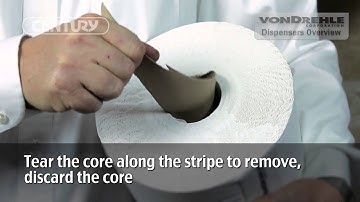 Loading your Centerpull Towel Dispenser