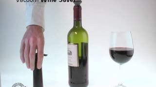 Pompe à vins Vacuvin : le vide d'air tout simplement !