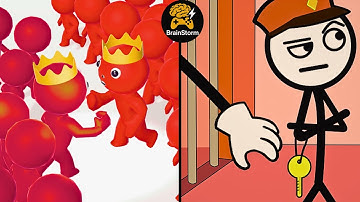 Thief Puzzle V/s Count Master - Max Gameplay | BrainStorm Walkthrough  EP-0434