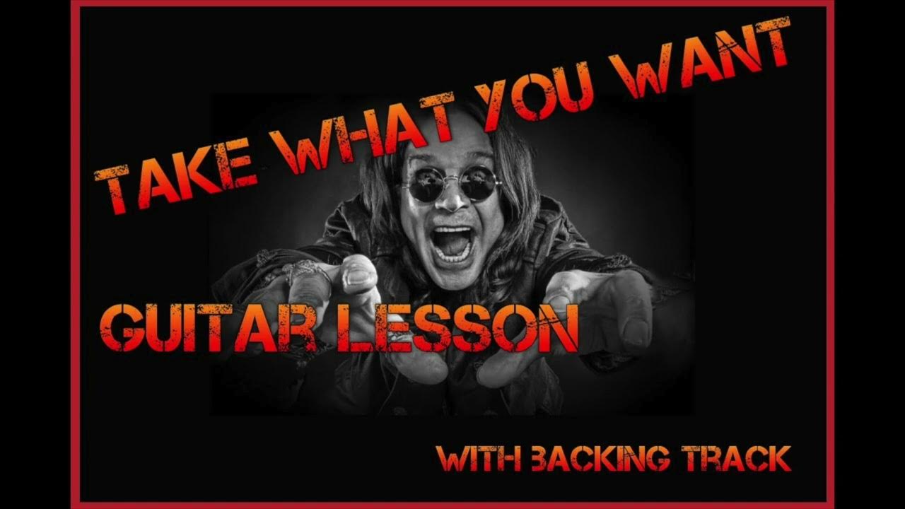 Post Malone & Ozzy Osbourne "Take What You Want" - Guitar Backing Track #backingtrack #rockguitar Post Malone & Ozzy Osbourne "Take What You Want" - Guitar Backing Track #backingtrack #rockguitar
