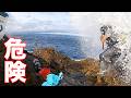 無風の海が突如豹変・・・大波に色々失いました。