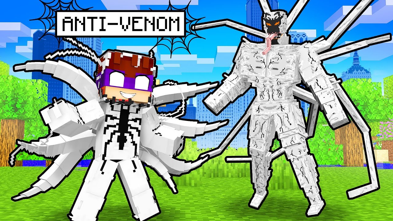 JOGANDO como ANTI-VENOM no Minecraft!!