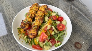 Moroccan chicken skewers in Air Fryer Recipe