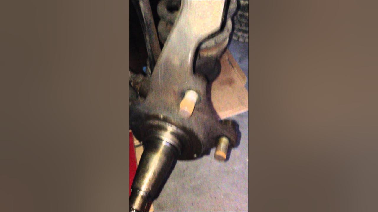 Loose steering knuckle YouTube