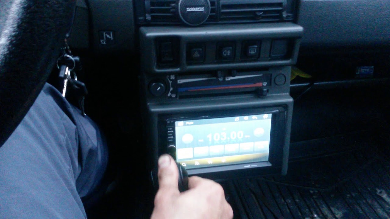 2 din магнитола в ваз 2109 низкая панель