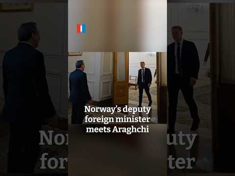 Norway’s deputy foreign minister meets Araghchi