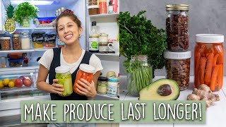 How To Make Produce Last Longer & Reduce Waste 🙌🏻25+ Tips! screenshot 5