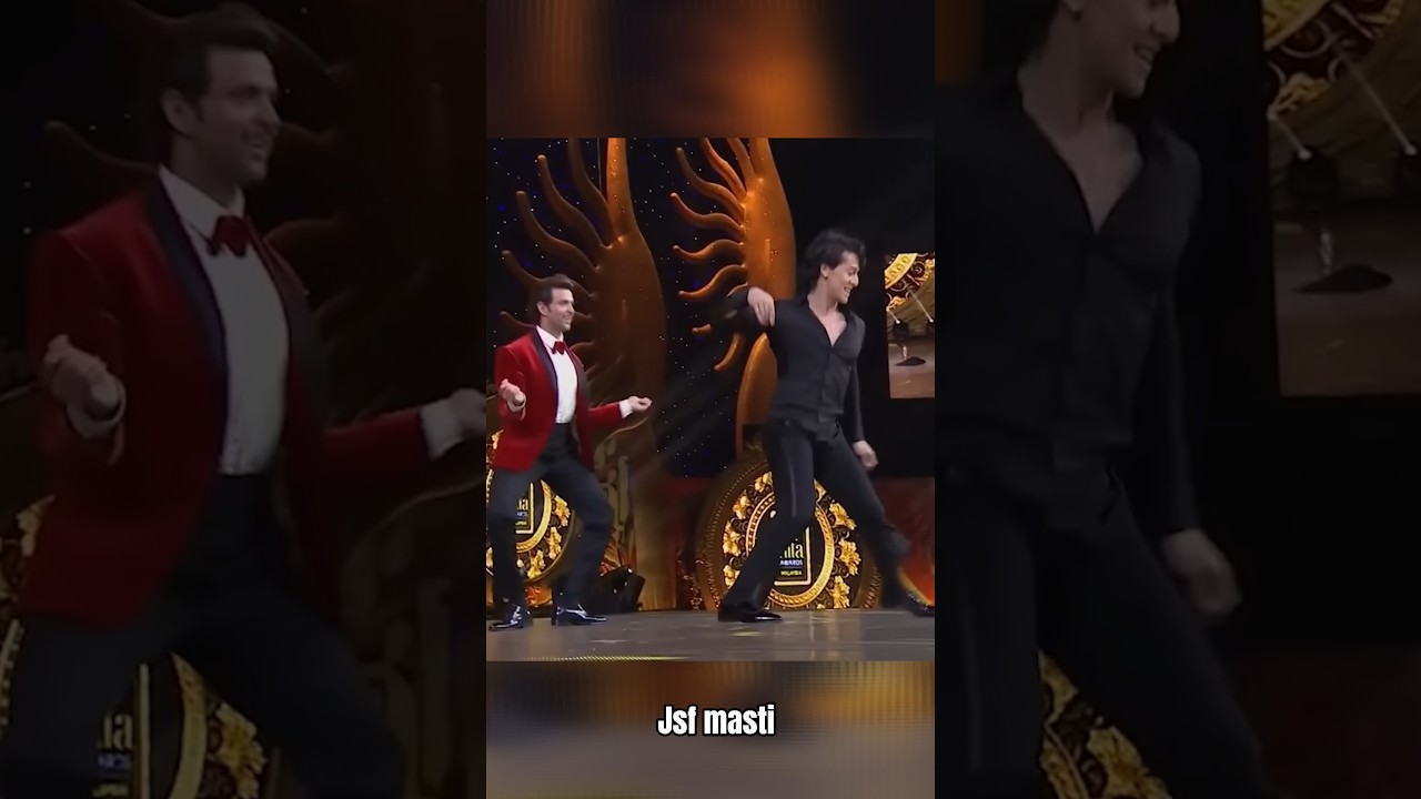 Hrithik Roshan and tiger Shroff dance performance #dance #shortsfeed