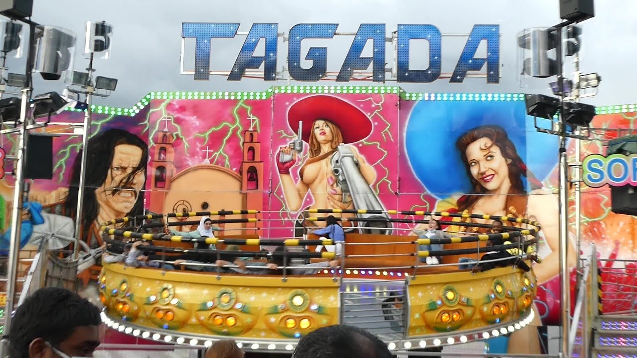 TAGADA - Crazy Fair Ride, On/Off-Ride POV 