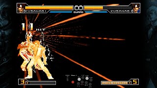KOF 2002 UM 裏草薙 KUSANAGI Combo 11 2氣 MAX 100%