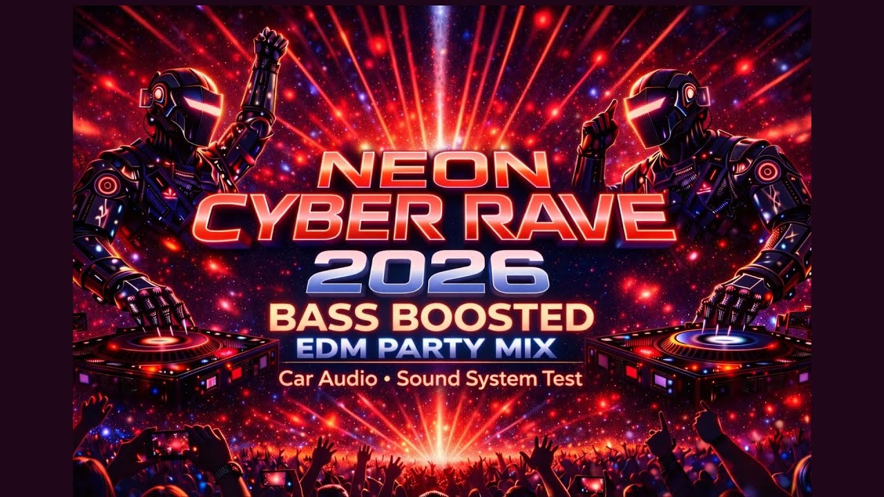NEON CYBER RAVE – Vol.3 BASS BOOSTED EDM PARTY MIX 2026 - YouTube