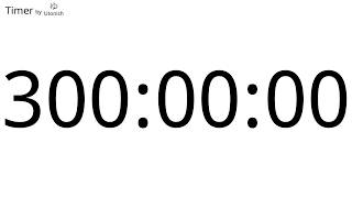300 Hour Countdown Timer - Longest Timer on YouTube