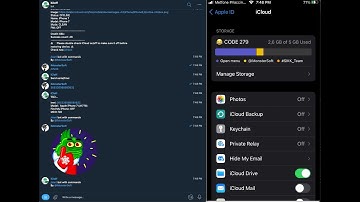 How to manually remove iCloud by telegram bot (@iCloffbot).