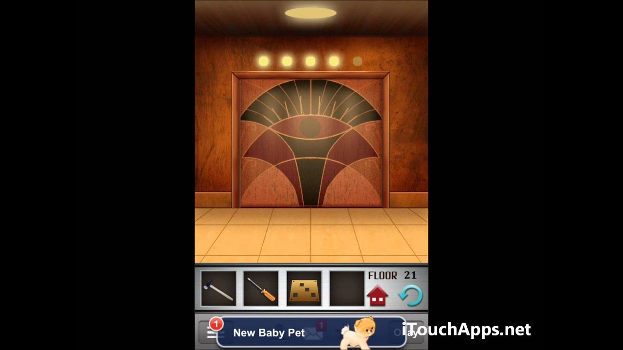 100 Floors -- Floor 21 Walkthrough / Solution