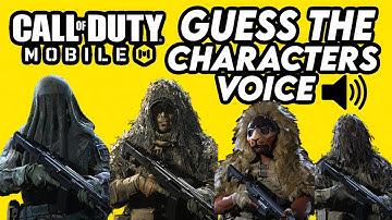 Guess The Characters Voice CODM Edition (Part 4)