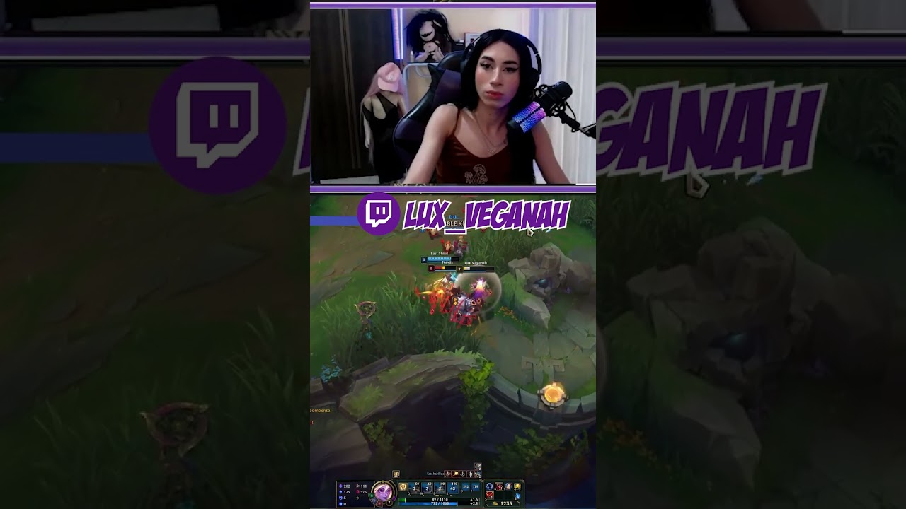 LUX VEGANAH deu um TRIPLE KILL INSANO! 