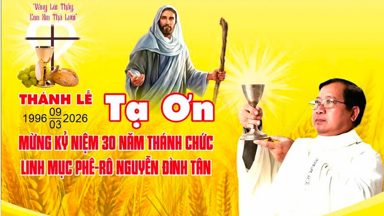 Thánh lễ tạ ơn | 30 năm hồng ân linh mục | Cha Phê-rô Nguyễn Đình Tân
