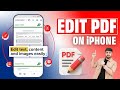 How to Edit PDF File on iPhone Using Free App (Free &amp; Easy Method) #editpdf  #freepdfeditorapp