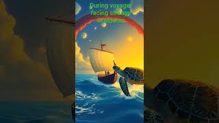 Voyage with strange creatures