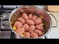 Das Rezept für Hackfleisch mit Kartoffeln dauert 10 Minuten, um das Abendessen zuzubereiten #406