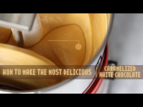 How to make caramelized white chocolate from scratch | Most delicious cookie and caramel flavor |