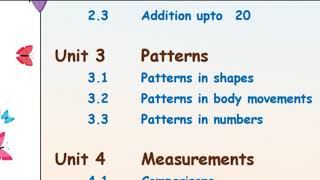 1st std Maths - Term 2 - Unit 3 - Patterns