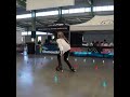 Jutti patiale di in skate form dancing.