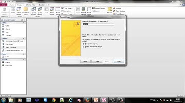 Tutorial Access - 6. Rapoarte